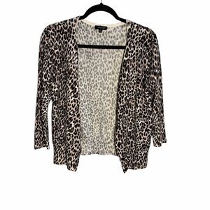 Verve Ami Animal Print Cardigan